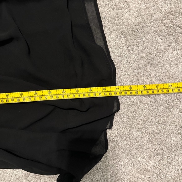 Express Black Long Sleeve Pull over Babydoll Short Dress Size Medium Pre-owned - Picture 12 of 12